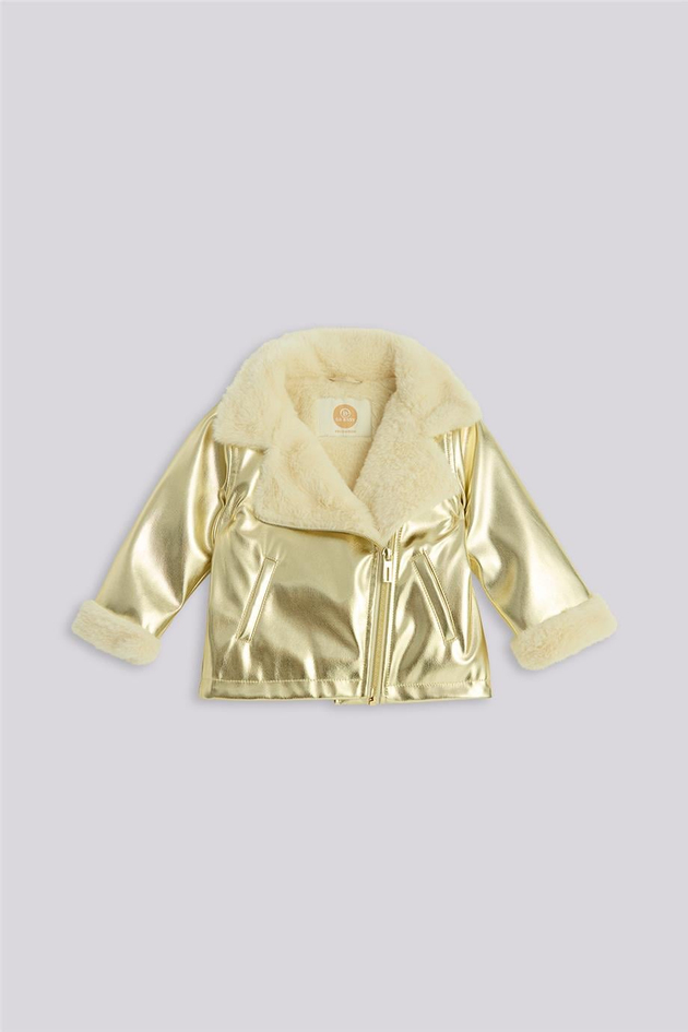 GB Baby Kız Bebek Gold CeketGB Baby Kız Bebek Gold Ceket