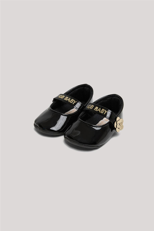 GB Baby Baby Girl Black BooteesGB Baby Baby Girl Black Bootees