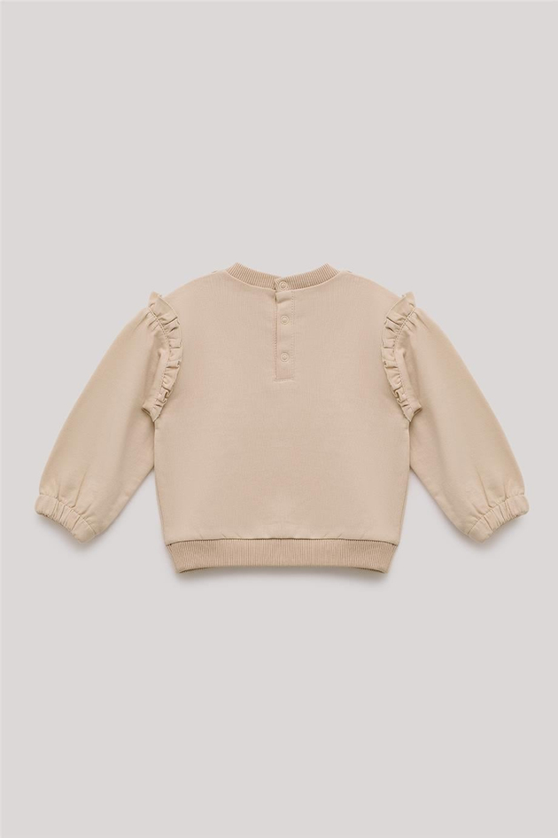 GB Baby Kız Bebek Somon Sweatshirt