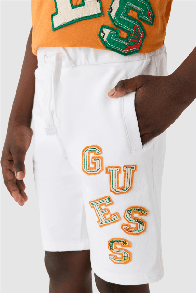 Guess Erkek Çocuk Beyaz ŞortGuess Erkek Çocuk Beyaz Şort