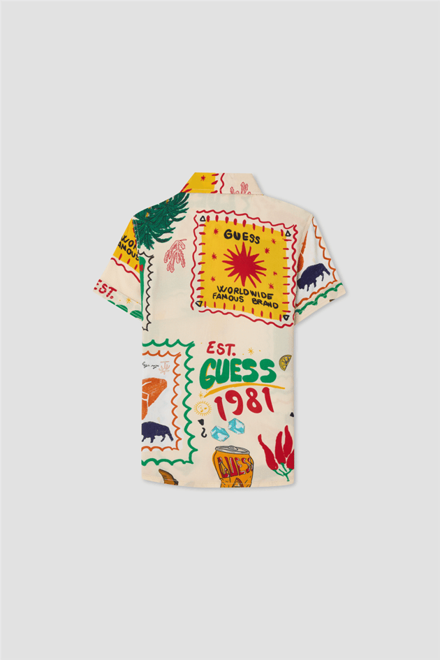 Guess Boy Patterned ShirtGuess Boy Patterned Shirt
