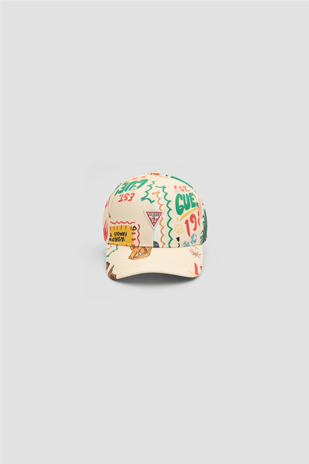 Guess Erkek Çocuk Desenli ŞapkaGuess Erkek Çocuk Desenli Şapka