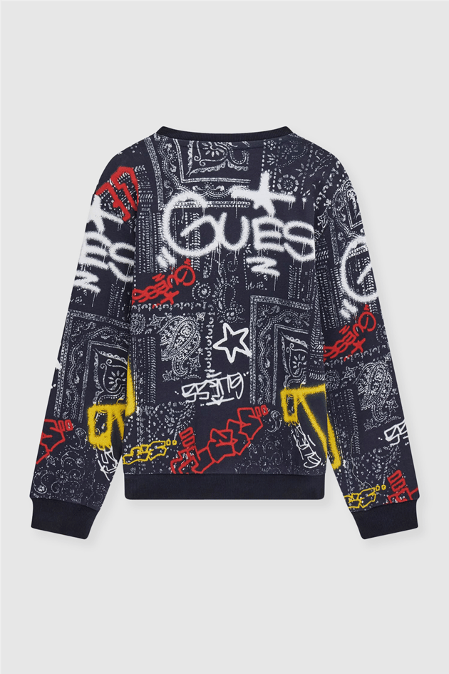 Guess Erkek Çocuk Desenli SweatshirtGuess Erkek Çocuk Desenli Sweatshirt