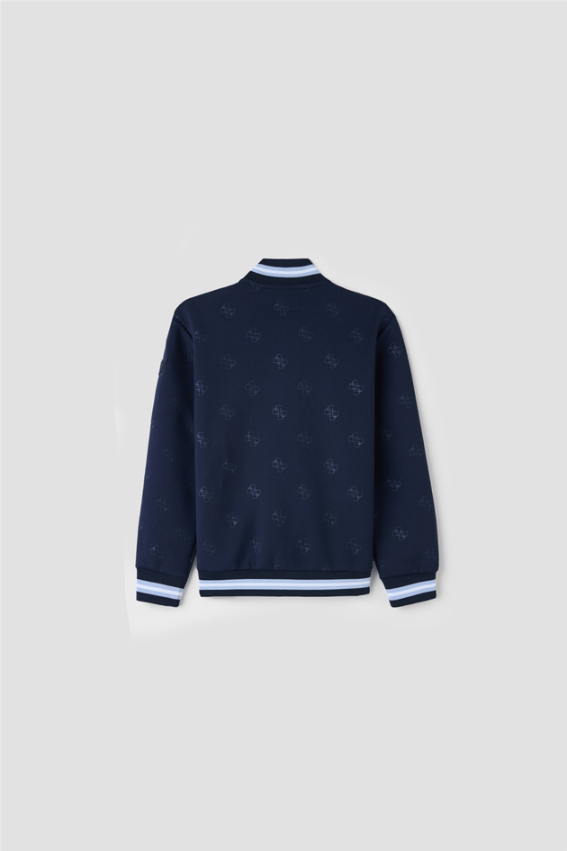 Guess Boy Navy Blue Tracksuit TopGuess Boy Navy Blue Tracksuit Top