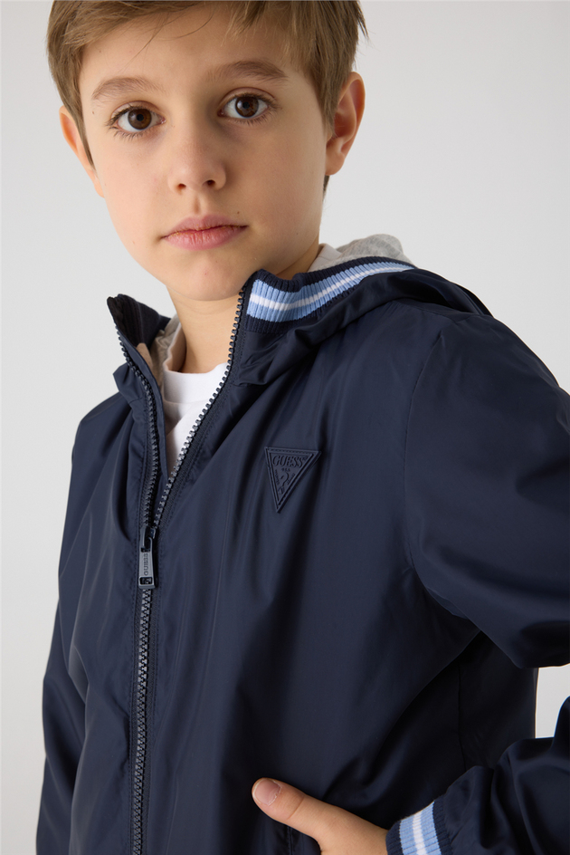 Guess Boy Navy Blue WindbreakerGuess Boy Navy Blue Windbreaker