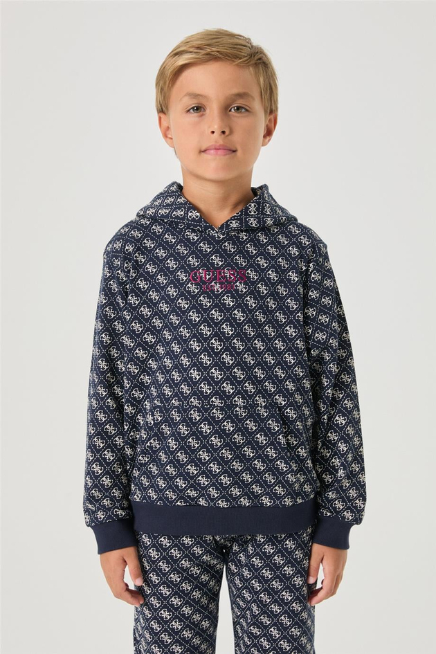 Guess Erkek Çocuk Mavi SweatshirtGuess Erkek Çocuk Mavi Sweatshirt