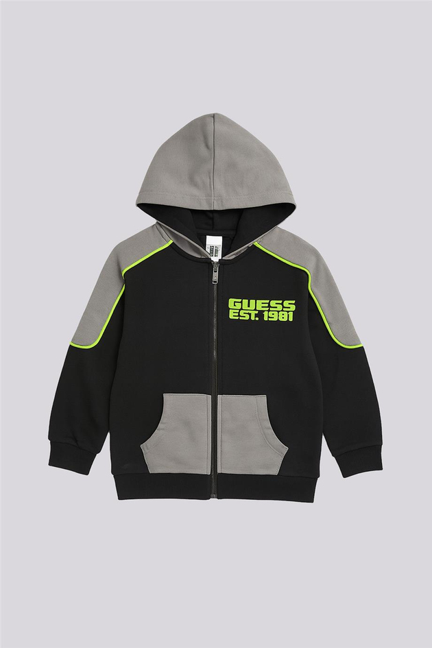 Guess Erkek Çocuk Siyah Eşofman ÜstüGuess Erkek Çocuk Siyah Eşofman Üstü