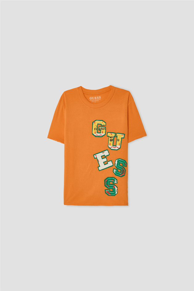 Guess Erkek Çocuk Turuncu TişörtGuess Erkek Çocuk Turuncu Tişört
