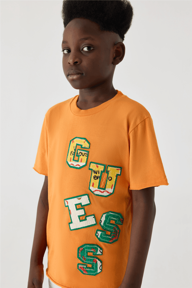 Guess Erkek Çocuk Turuncu TişörtGuess Erkek Çocuk Turuncu Tişört
