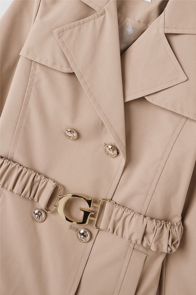 Guess Girl Beige Trench Guess Girl Beige Trench 
