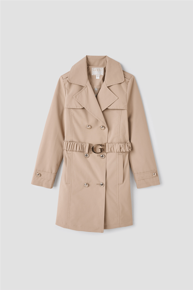 Guess Girl Beige Trench Guess Girl Beige Trench 