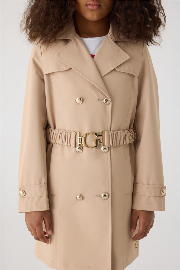 Guess Girl Beige Trench Guess Girl Beige Trench 
