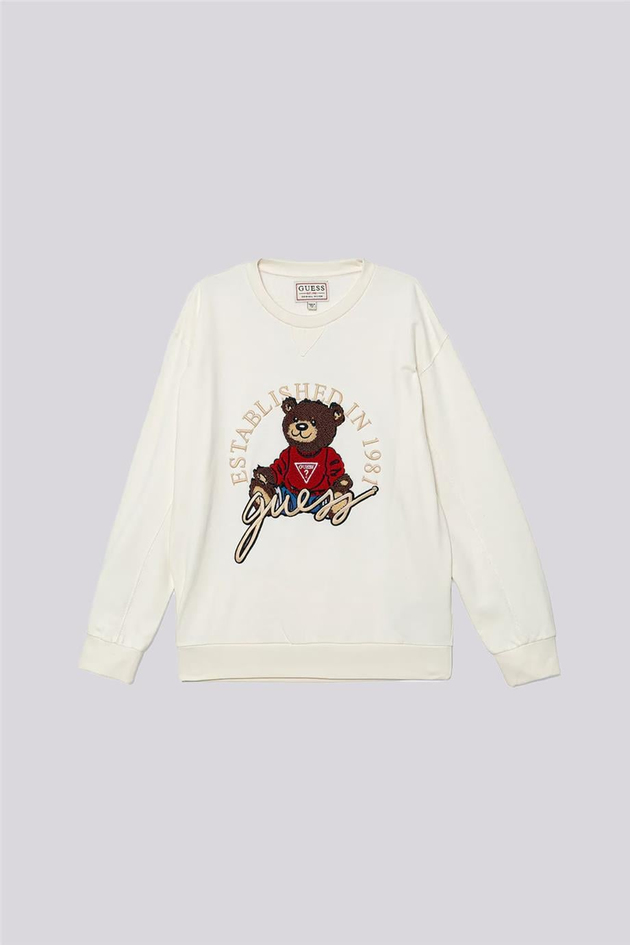 Guess Kız Çocuk Beyaz SweatshirtGuess Kız Çocuk Beyaz Sweatshirt