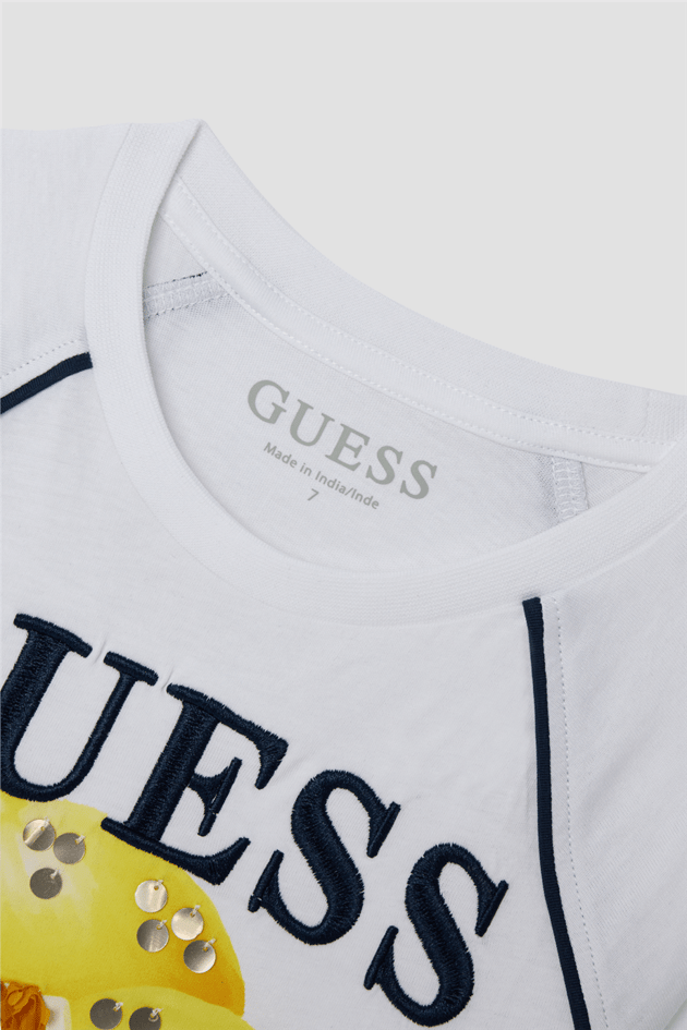 Guess Kız Çocuk Beyaz TişörtGuess Kız Çocuk Beyaz Tişört