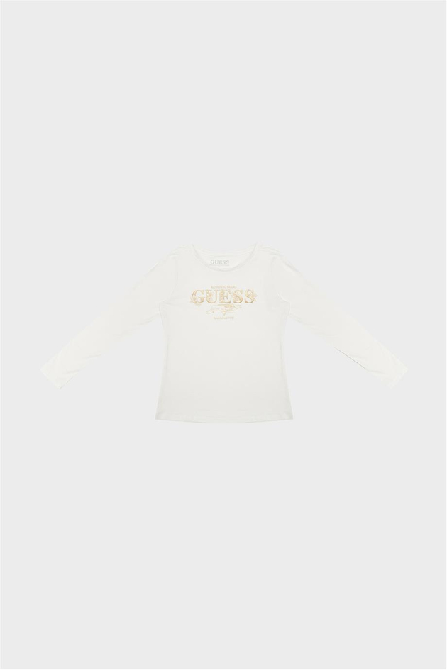 Guess Kız Çocuk Beyaz Tshirt
