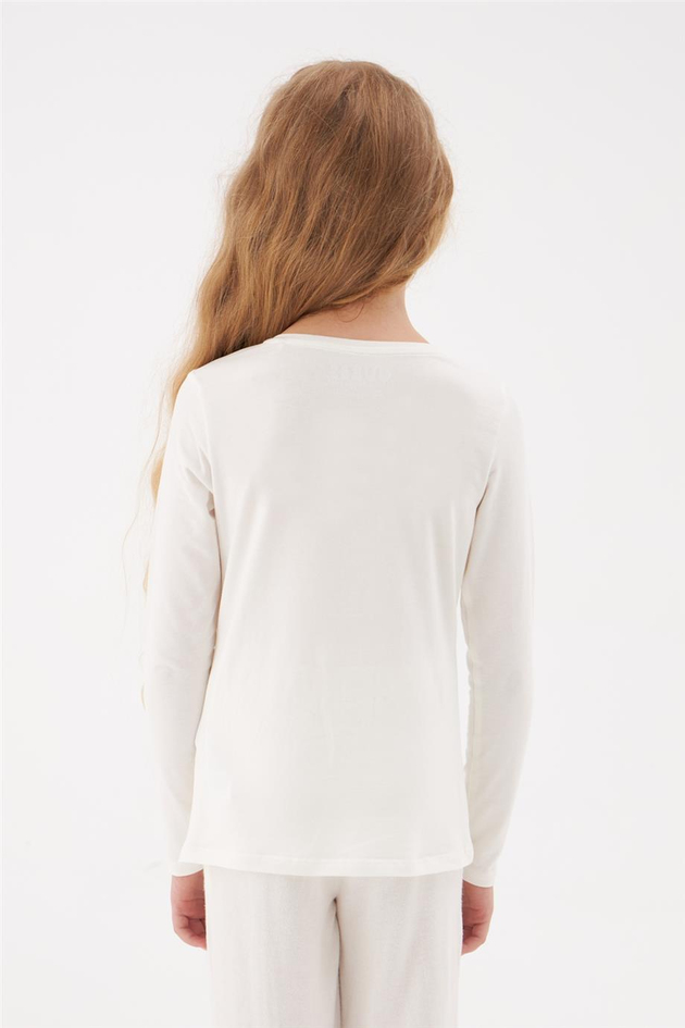 Guess Kız Çocuk Beyaz Tshirt