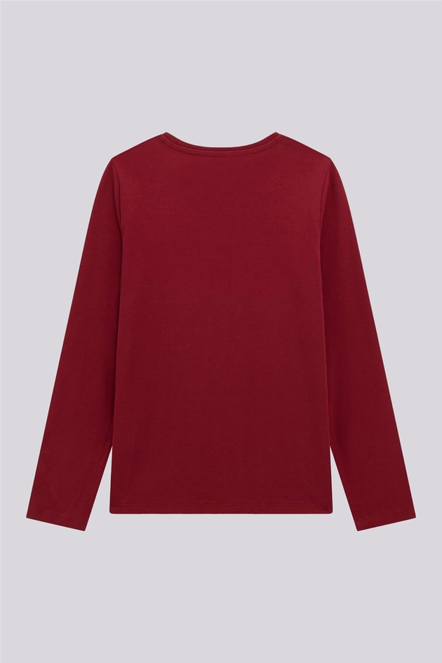 Guess Kız Çocuk Bordo TshirtGuess Kız Çocuk Bordo Tshirt