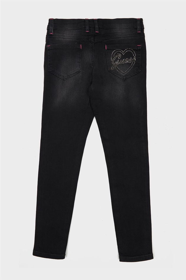 Guess Kız Çocuk Desenli Jean Pantolon