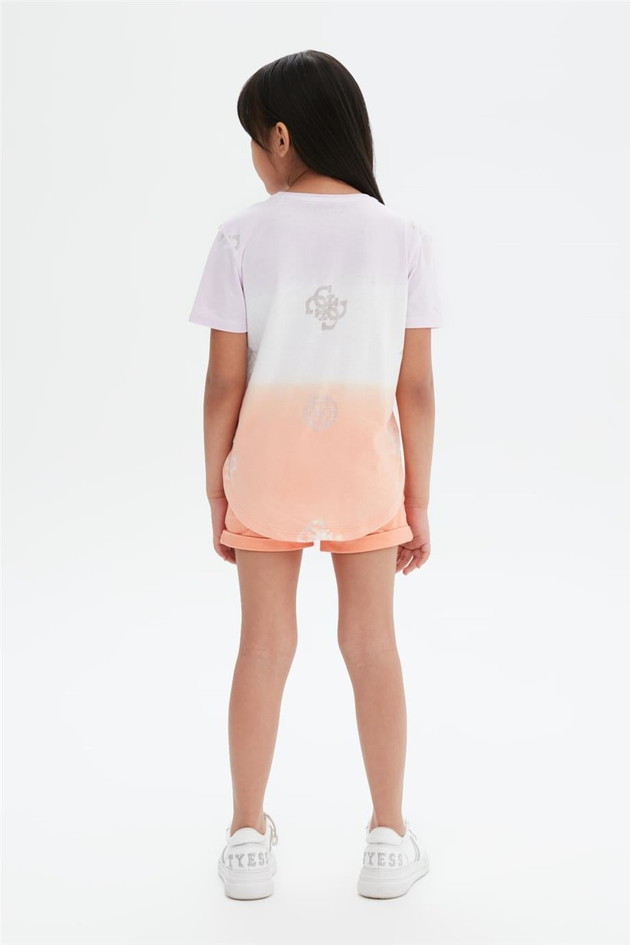 Guess Kız Çocuk Desenli T-Shirt