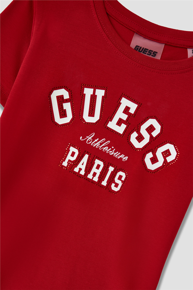 Guess Kız Çocuk Kırmızı TişörtGuess Kız Çocuk Kırmızı Tişört