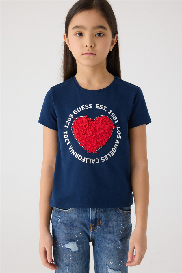 Guess Kız Çocuk Lacivert TişörtGuess Kız Çocuk Lacivert Tişört