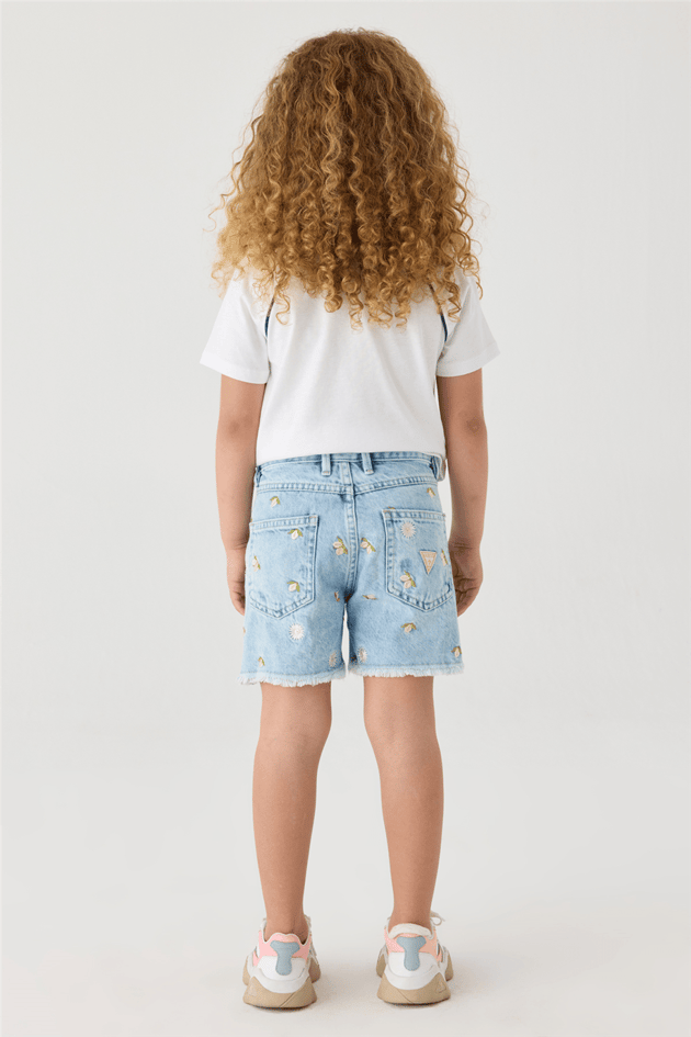 Guess Kız Çocuk Mavi ŞortGuess Kız Çocuk Mavi Şort