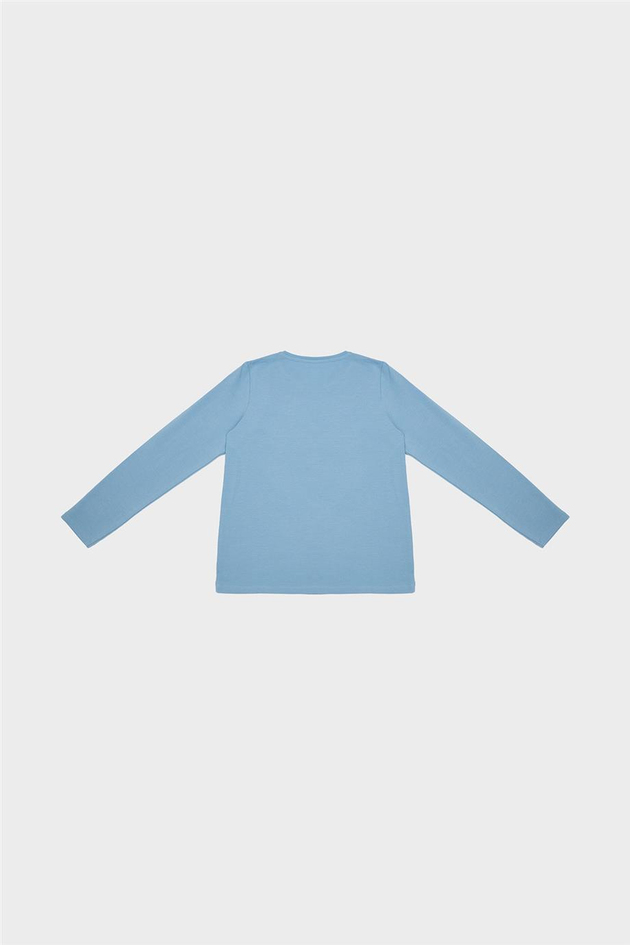 Guess Kız Çocuk Mavi Tshirt