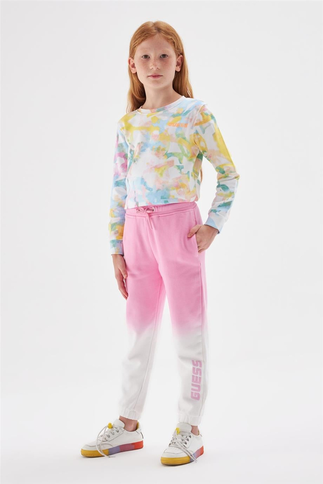 Guess Kız Çocuk Pembe Eşofman Altı