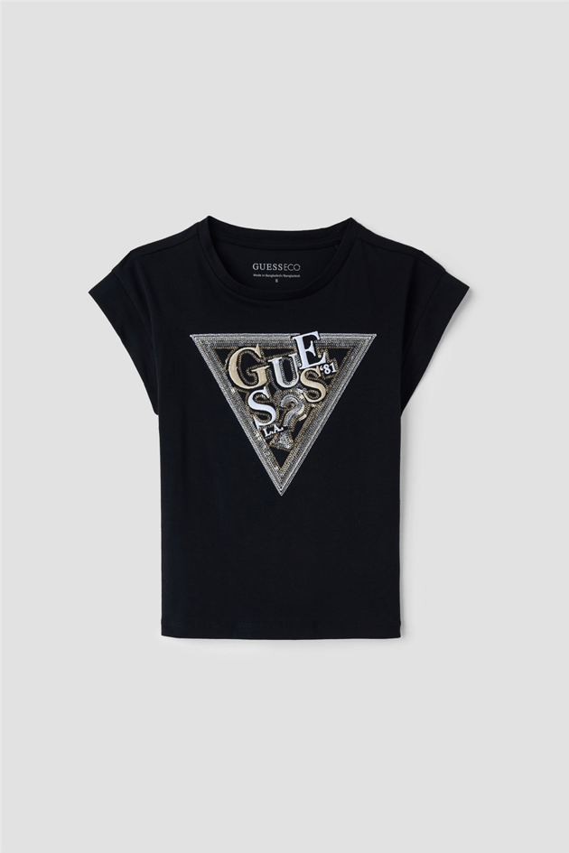 Guess Kız Çocuk Siyah TişörtGuess Kız Çocuk Siyah Tişört