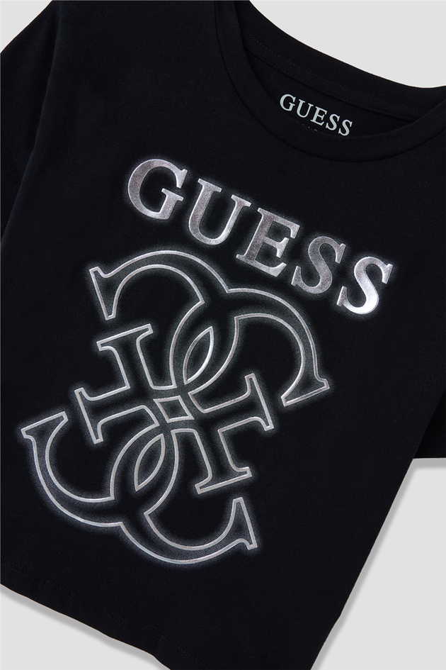 Guess Kız Çocuk Siyah TişörtGuess Kız Çocuk Siyah Tişört