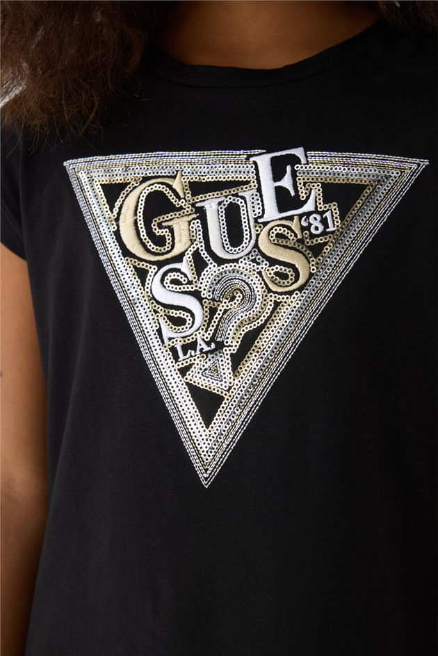 Guess Kız Çocuk Siyah TişörtGuess Kız Çocuk Siyah Tişört
