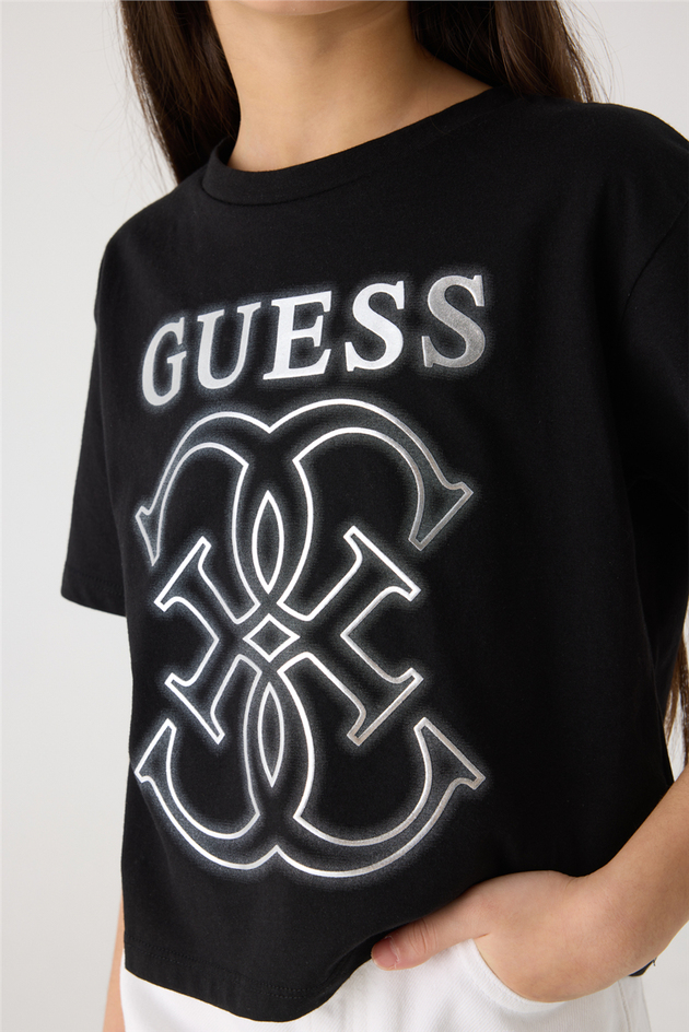 Guess Kız Çocuk Siyah TişörtGuess Kız Çocuk Siyah Tişört