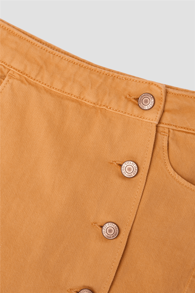 Guess Girl Orange Shorts Skirt Guess Girl Orange Shorts Skirt 