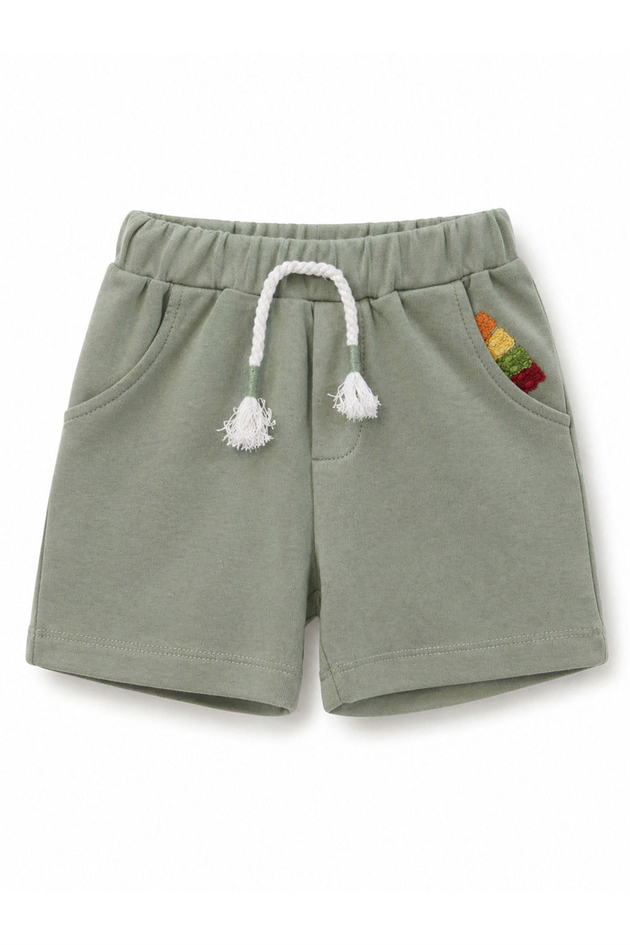 Haribo Boy Khaki Tshirt Shorts SuitHaribo Boy Khaki Tshirt Shorts Suit