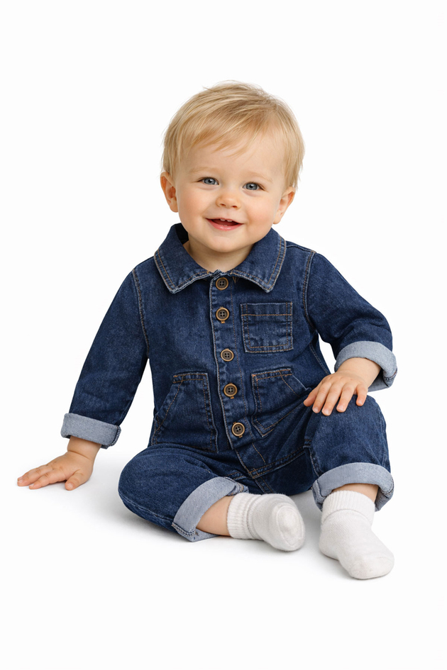 Haribo Boy Navy Blue Overall Haribo Boy Navy Blue Overall 
