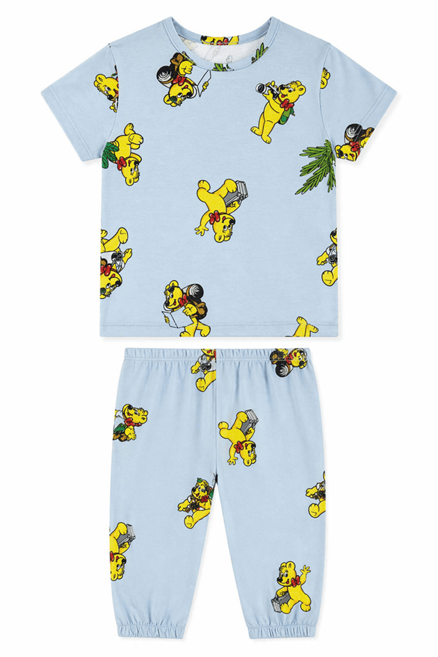 Haribo Erkek Çocuk Mavi Pijama TakımHaribo Erkek Çocuk Mavi Pijama Takım