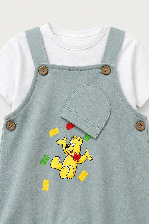 Haribo Boy Bib and Brace OverallHaribo Boy Bib and Brace Overall