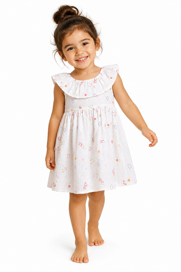 Haribo Girl White DressHaribo Girl White Dress