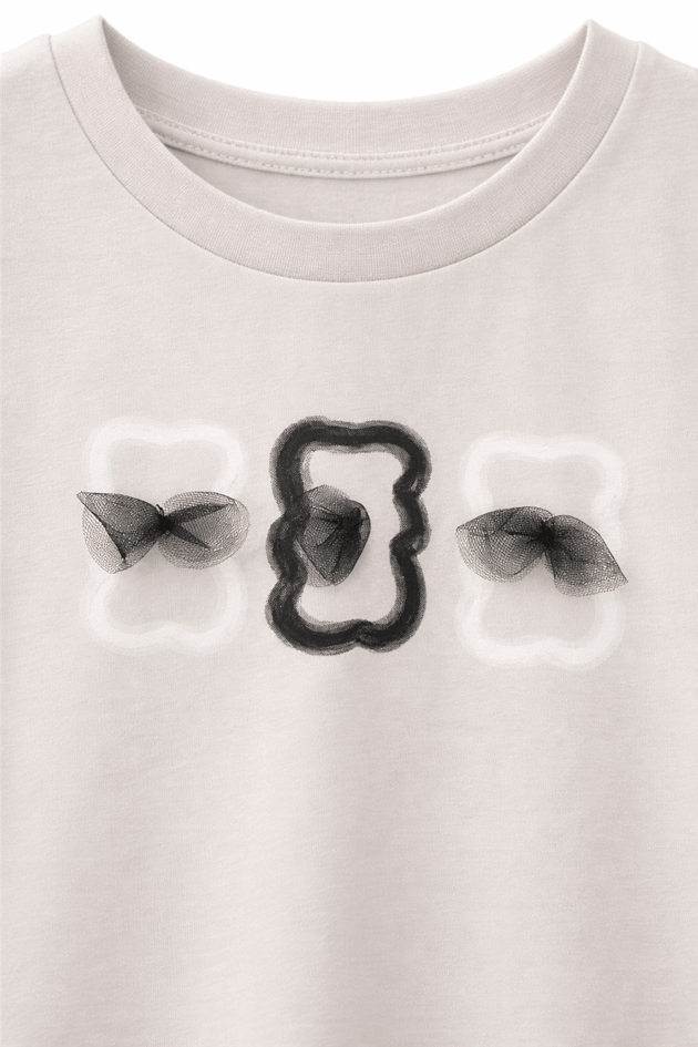 Haribo Kız Çocuk Gri Siyah Tshirt Şort TakımHaribo Kız Çocuk Gri Siyah Tshirt Şort Takım