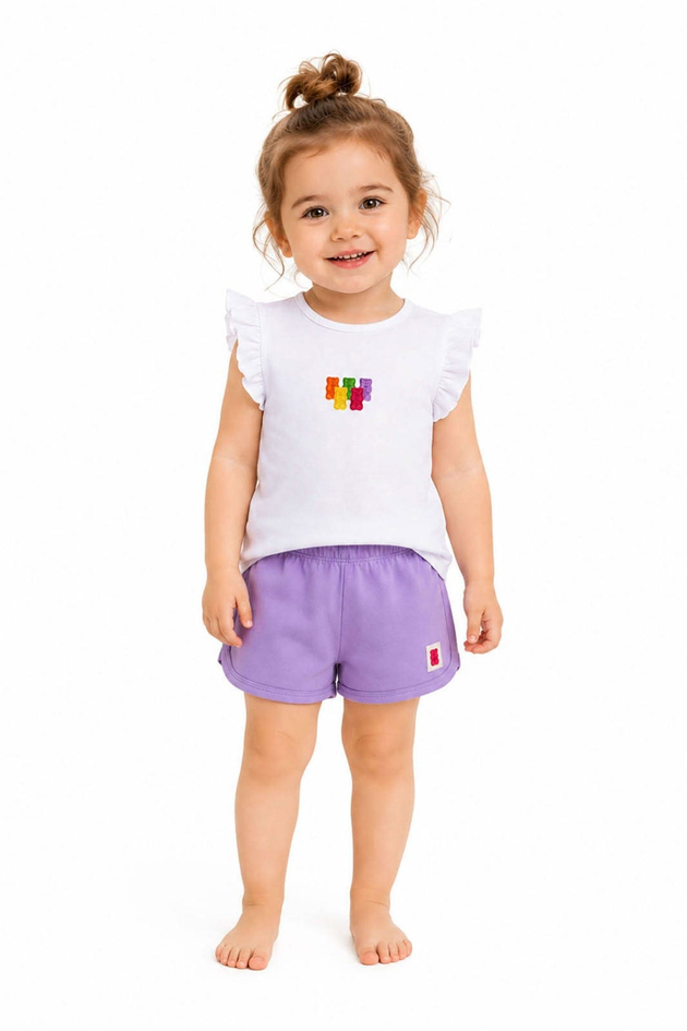Haribo Girl Tshirt Shorts SuitHaribo Girl Tshirt Shorts Suit