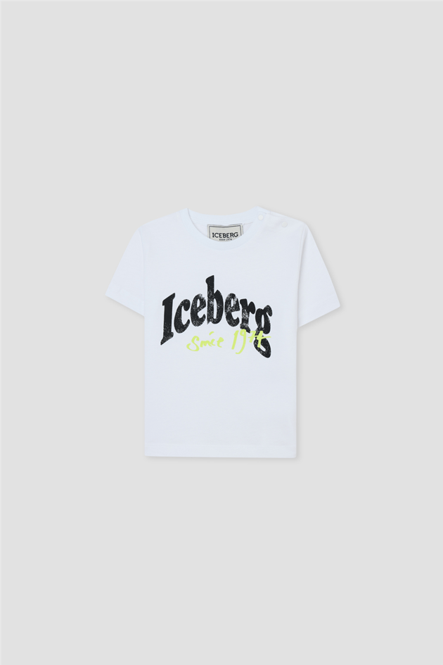 Iceberg Baby Boy White TshirtIceberg Baby Boy White Tshirt