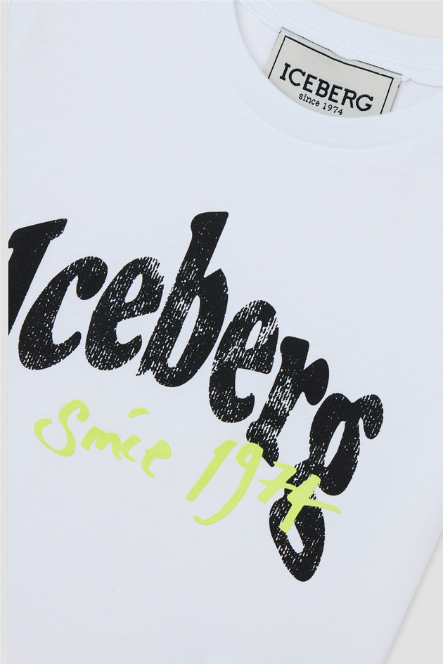 Iceberg Baby Boy White TshirtIceberg Baby Boy White Tshirt