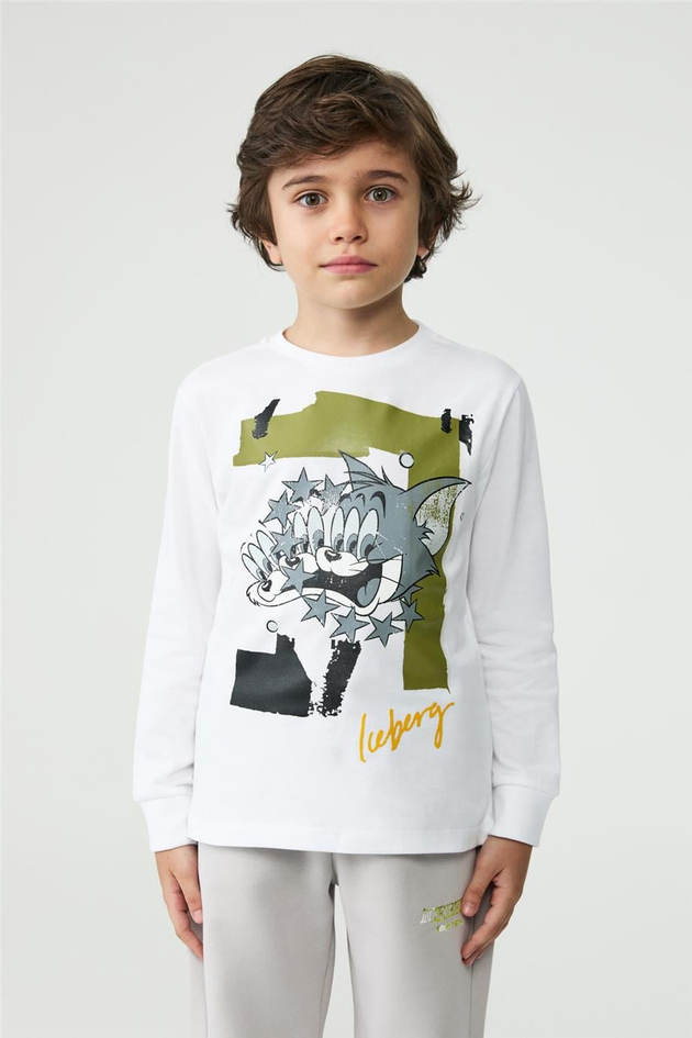 Iceberg Boy White TshirtIceberg Boy White Tshirt