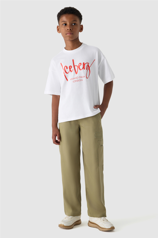 Iceberg Erkek Çocuk Beyaz TshirtIceberg Erkek Çocuk Beyaz Tshirt
