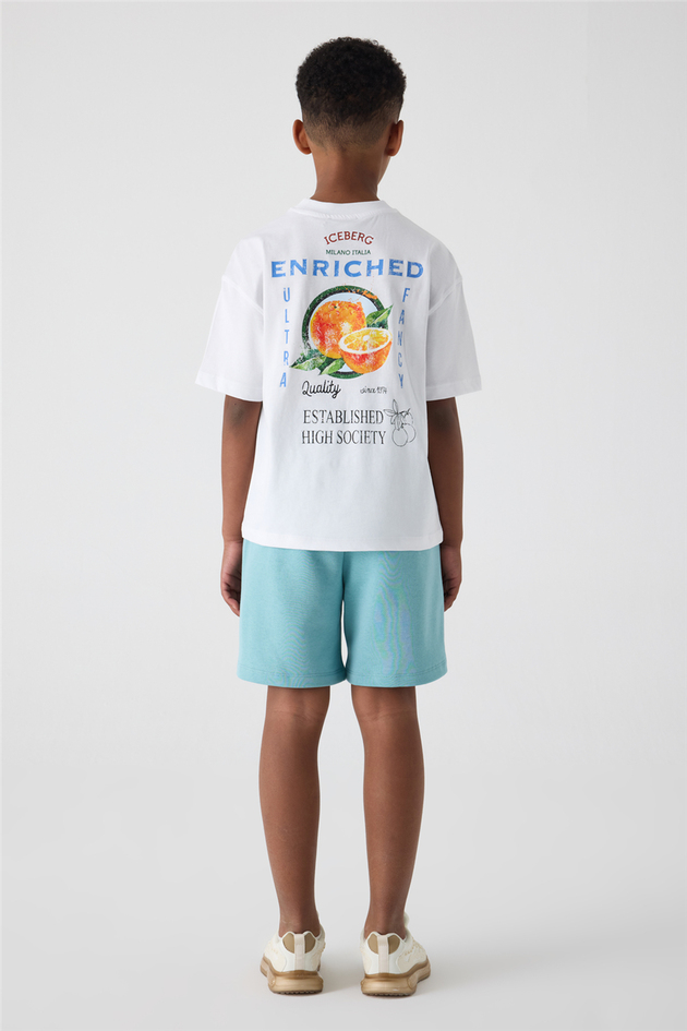 Iceberg Boy White TshirtIceberg Boy White Tshirt