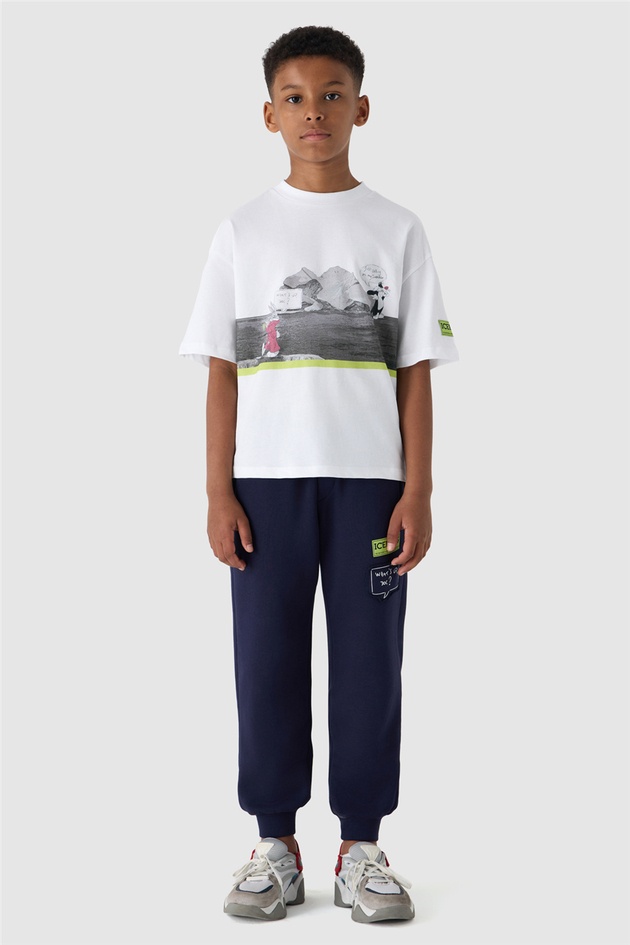 Iceberg Boy White TshirtIceberg Boy White Tshirt