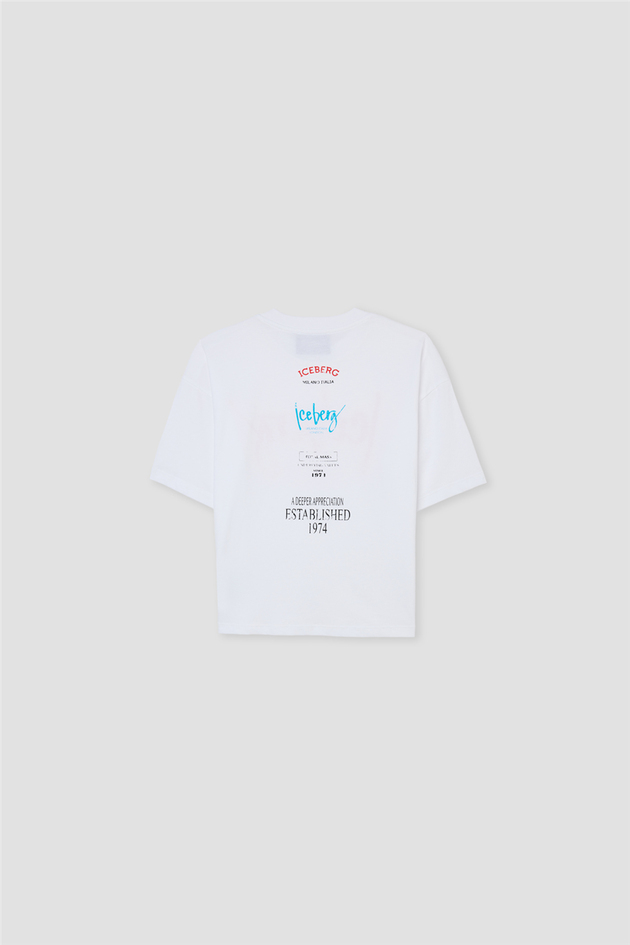 Iceberg Erkek Çocuk Beyaz TshirtIceberg Erkek Çocuk Beyaz Tshirt