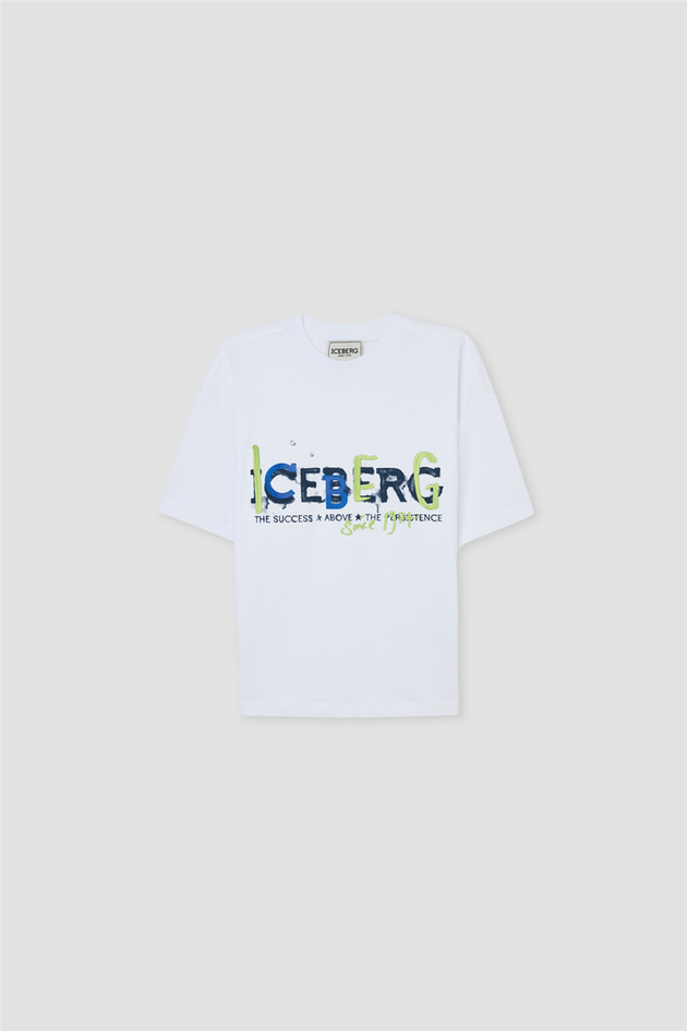 Iceberg Erkek Çocuk Beyaz TshirtIceberg Erkek Çocuk Beyaz Tshirt
