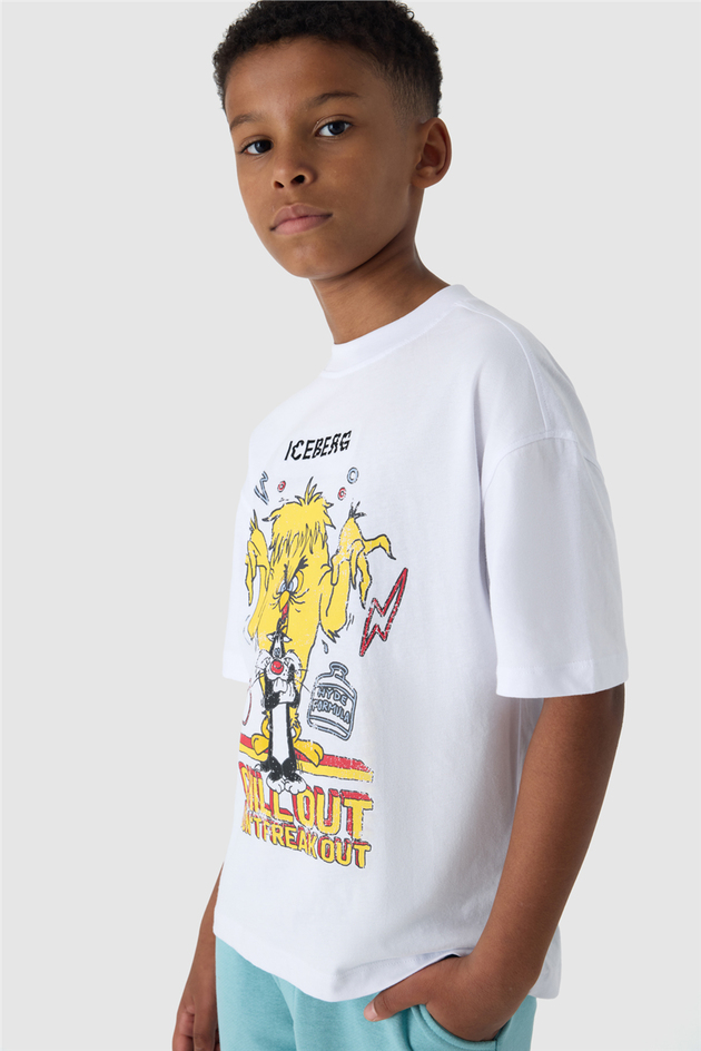Iceberg Erkek Çocuk Beyaz TshirtIceberg Erkek Çocuk Beyaz Tshirt
