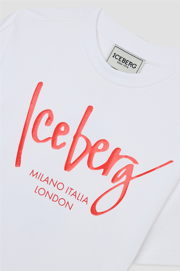 Iceberg Erkek Çocuk Beyaz TshirtIceberg Erkek Çocuk Beyaz Tshirt
